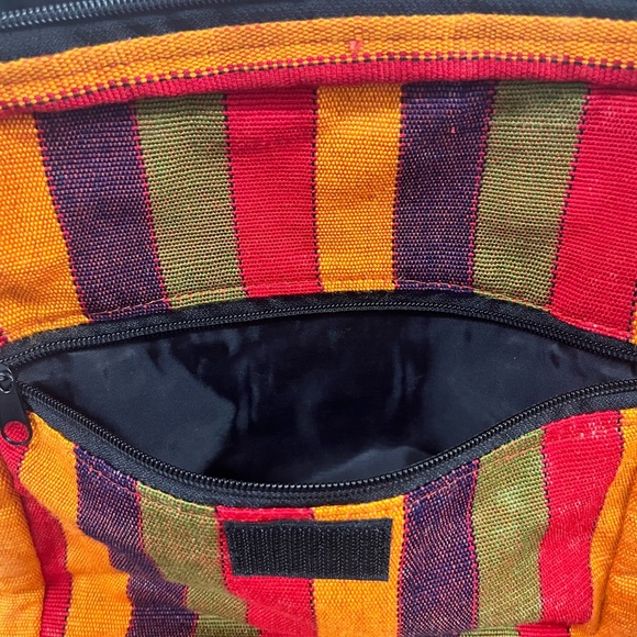 Colorful Striped Shoulder Bag - Picture 3 of 4